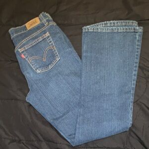Levi's Women's Straight Leg Blue Jeans 515 Bootcut
